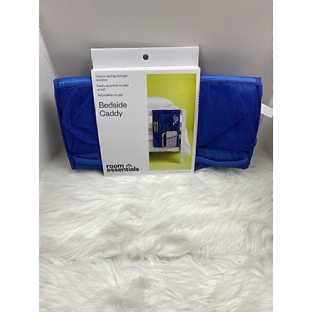 NEW Bedside Caddy Storage Organizer Remote Control Bed Holder Pockets School